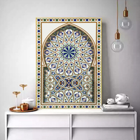 Arche marocaine cristal porcelaine peinture salon décoratif paysage mur Art pour hôtel Restaurant toile moyen-orient