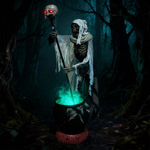 Modelo Animatrónico de Interior para Halloween Decoración de <span class=keywords><strong>Terror</strong></span> con Fantasma Esqueleto y Calavera Sensor Infrarrojo para Parque Temático Aeropuerto Guardería y Escuela - Product Image 1