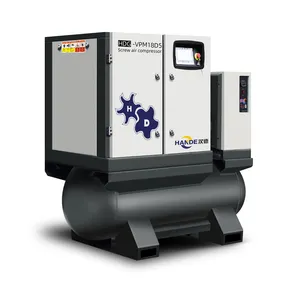 HANDE Baut Kompresor Udara, Sekrup Kompresor Udara 4-In-1 18,5 KW untuk Mesin Pemotong Laser Serat, Sekrup 25HP 16 Bar