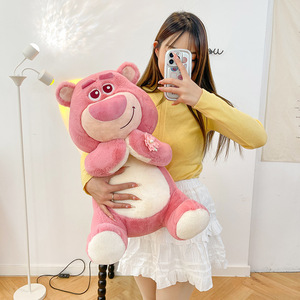 Oso de Peluche Kawaii de San Valentín, Oso de Peluche de Fresa Rosa para el Día de la Madre, Regalos al por Mayor - Product Image 3