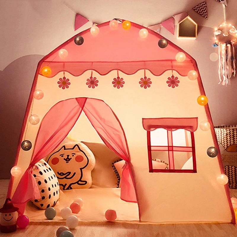 Новинка 2021, Детские комнатные палатки zelte для малышей, вечеринки, принцессы, сад, игровые дома, ворота, вигвам, Детские Гламурные палатки