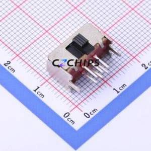 SK22D15L2 Slide Switch Through hole Component (THT) Switch Double Pole Double Throw Rectangle Pin Header PC Pin 14.6mm - Product Image 1