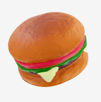 Jouets anti-stress en mousse en forme de hamburger personnalisés avec logo, cadeaux promotionnels pour le bureau d'entreprise