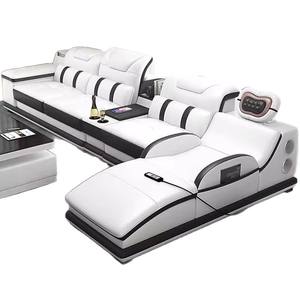 أثاث بسيط حديث لغرفة المعيشة مجموعة كاملة من المحظية الصوتية لشقة كبيرة مع تدليك - Product Image 4