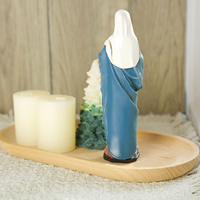 Produits en stock Statues religieuses catholiques en résine faites à la main Fatima Vierge Marie Ornements religieux Cuisine Madonna