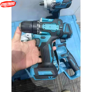 Steeltreks Hardware <b>Tool</b> Sets 2026 New Factory Wholesale Discount 2 in 1 Brushless <b>Tools</b> Angle Grinder Wrench Power <b>Tool</b> Sets - Product Image 5