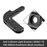 Support de drone UAV à bras articulé en aluminium usiné CNC de précision sur demande, faible MOQ, fabricant de pièces (1 pièce)