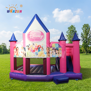 Trampolín Inflable Profesional Comercial para Niños WINSUN, Parque de Diversiones Inflable con Diseño de Princesa - Product Image 1