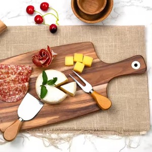 Tabla de cortar de bambú de gran tamaño madera dura exótica con superficie natural Lisa para chefs gourmet y cocineros caseros para uso en la cocina - Product Image 3