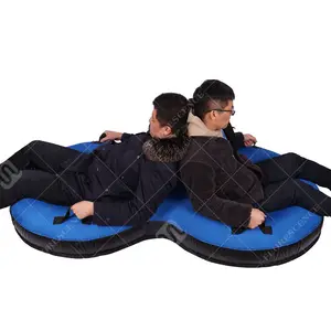 80cm 100cm Inflatable Plastic Snow Tube Double Rider Durable Nylon Good Snow Tube For Sledding And Snow Tubing