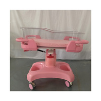 Nouveau berceau en plastique ABS avec cadre métallique et support en alliage métallique, adapté aux soins des nouveau-nés, mobilier hospitalier de qualité médicale