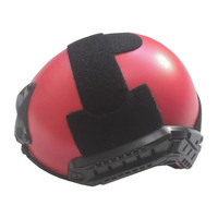 Casque tactique rapide MH NORTHPOWER rouge avec système de réglage intérieur OPS pour les accessoires de cinéma et les jeux CS
