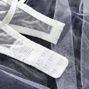 Fabrieksuitverkoop Ondergoed Sexy Mode Kwaliteit Wit Kant Transparant BH Sexy Set Dames Panty Set - Product Image 4