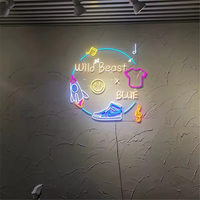 Enseigne néon ouverte imperméable à l'eau Vintage rainbow corona Beer Cocktail Led Neon Sign Custom for Christmas Decorations Outdoor