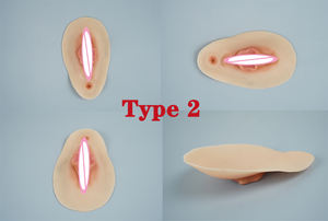 Nieuwste stijl siliconen realistische nep-<span class=keywords><strong>vagina</strong></span> voor mannen naar vrouwen transvestieten, herbruikbaar, penisverhullende nep-<span class=keywords><strong>vagina</strong></span> pads - Product Image 5