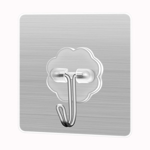 Ganchos Adhesivos Transparentes para Cocina y Baño, 6 cm, Sin Perforaciones, Fuerte Adhesión, Gancho Autoadhesivo para Pared - Product Image 4