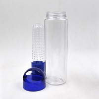 Bouteilles d'eau en Tritan sans Bpa personnalisées et personnalisées pour le sport, infuseur à fruits et thé en plastique, tasses à fruits pour enfants avec poignée
