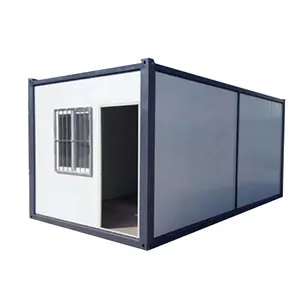 Manufacturer Supplier Small Tiny foldable container home modular fast build folding house 20ft