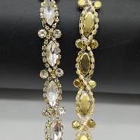 Nouvelles Appliques en Strass Colorés, Patchs à Griffes, Pierres en Verre Cristal, Garniture de Strass Thermocollants pour Robe de Mariée