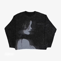 Suéter Personalizado para Mujer, Suéter de Otoño e Invierno, Suéter Holgado de Punto para Hombre y Mujer
