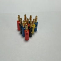 Prise banane mâle 1P 10A 250V sans soudure pour amplificateur audio, bornes en laiton codées par couleur, boîtier PC, tête lanterne – Vente chaude