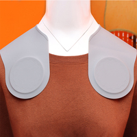 Collier châle professionnel en Silicone imperméable pour Salon de coiffure et teinture des cheveux