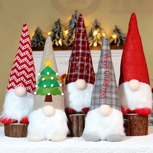 Decorazione natalizia decorazione senza volto vecchio uomo oggetto di visualizzazione della bambola di natale forniture per bambini figurina da tavolo all'ingrosso - Product Image 1