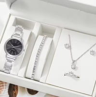 Ensembles de montres en gros, ensembles de montres et bracelets pour femmes élégants et simples, vente directe d'usine