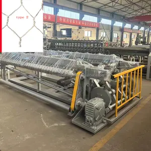 Full Automatic Double Twist Hexagonal Wire Mesh Netting Machine For Animal Cage