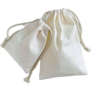 Eco Friendly 100% Cotton <b>Drawstring</b> <b>Laundry</b> <b>Bag</b> for Storage - Product Image 4