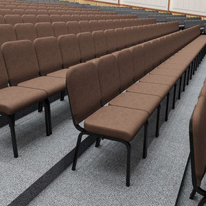 Chaises d'église empilables rembourrées en métal, design contemporain, pour <span class=keywords><strong>théâtre</strong></span> et auditorium - Product Image 1