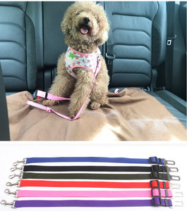 Hiphoppet ayarlanabilir evrensel <span class=keywords><strong>Pet</strong></span> emniyet kemeri moda stil dayanıklı naylon araba koltuğu tasma köpek kedi emniyet kemeri için evcil hayvan göğüs tasması - Product Image 6