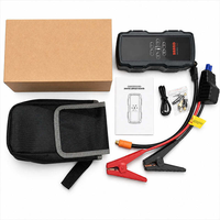 Démarreur de voiture 600A 7200mAh, booster de batterie robuste 4-en-1, gonfleur de pneus, compresseur d'air 150 PSI, batterie externe d'urgence