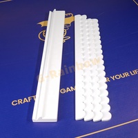 Support magnétique en bois peint couleur Pantone pour tuiles de Mahjong américain, 20 pouces, avec pousseur de Mahjong en bois