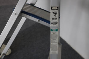 Antiscivolo multiuso pieghevole in alluminio Leiter 8 passi 6 passi 5 gradini scala a gradini per la casa - Product Image 5