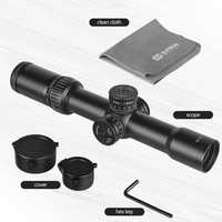 SPINA OPTICS 1-6x28 FMC rouge et vert 30mm Tube LPVO portée OEM ODM vue télescopique pour la chasse