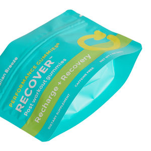 Custom stampato in fabbrica per uso alimentare con chiusura a Zip per alimenti sacchetti con logo richiudibile cerniera a prova di odore - Product Image 3