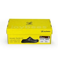 Boîte d'emballage de chaussures pliante Sandales Pantoufles Boîtes à chaussures Dossiers de carton ondulé personnalisés Papier ondulé Marque imprimée Jaune
