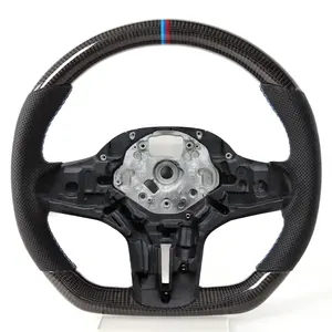Fit for BMW G20 G22 G26 G30 G60 G80 G82 F90 G90 F97 F98 F95 F96 X3M X4M X5M X6M M3/5 3/5 Series Carbon fiber steering wheel