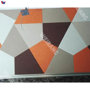 Panel Acústico de Fibra de Poliéster con Diseño Gráfico 3D Moderno y Personalizado para Decoración de Estudios de Podcast de Alta Gama en el Reino Unido - Product Image 2