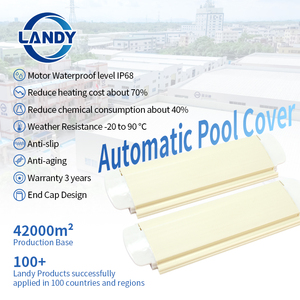 Cubiertas Automáticas para Piscinas de PC, Resistentes al Agua y a los Rayos UV, Retráctiles, para Piscinas Enterradas - Product Image 2