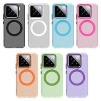 Housse de protection antichoc magnétique mate à la mode pour Xiaomi 14 14T 15 Pro comprend une poignée de téléphone
