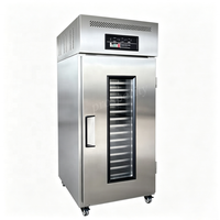 Commercial 36 plateaux 5 ℃ -40 ℃   Armoire de refroidissement et de maturation de la pâte par air pour boulangerie artisanale en magasin