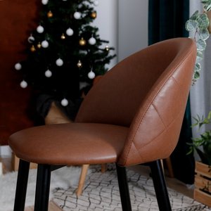 Mobilier moderne Salle à manger Restaurant Petit-déjeuner Comptoir de <span class=keywords><strong>cuisine</strong></span> Tabouret de bar haut en similicuir - Product Image 4