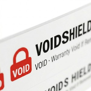 Etichette di Sicurezza Antimanomissione con Materiale PET Impermeabile e Antifurto per Imballaggi di Elettronica e Gadget - Product Image 3