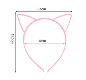 Groothandel Schattige Gelukkige Verjaardag Kroon Cartoon Kinderen Kat Oren Plastic Hoofdband Prinses Tiara Voor Vrouwen Haaraccessoires - Product Image 3