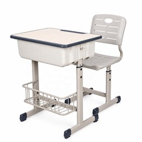 Chaise d'école pliable en gros avec tablette d'écriture intégrée, chaise d'élève pour salle de classe