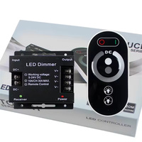 Contrôleur de bande tactile sans fil monochrome RF Radiofréquence Télécommande sans fil variateur avec boîte de couleurs combinée