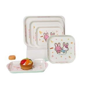 Five And Harmony Kids Melamine Bowl Set Cartoon Rabbit Design Bpa Free Food Grade Safe For Children Dinnerware - Product Image 2