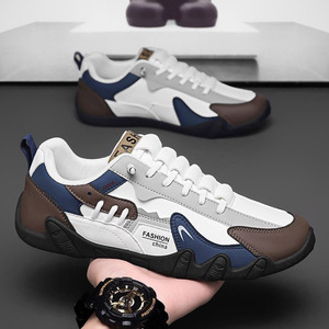 Zapatillas Deportivas de Moda para Hombre con Doble Cordón y Estilo Slip-On, Punta Cerrada, Transpirables, Ligeras, Antideslizantes y Acolchadas para Caminar - Product Image 4
